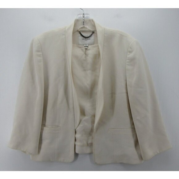 LK Bennett Blazer 12 Open Jacket Coat Preppy Business Career * - Picture 1 of 12